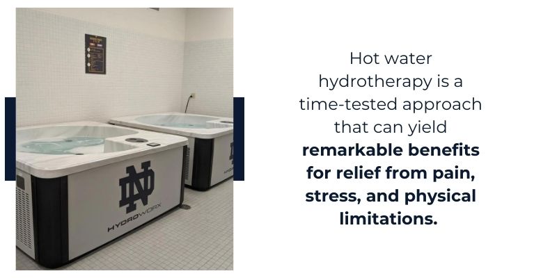 Hot water therapy is a time-tested approach