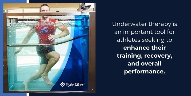 Underwater therapy is an important tool for athletes