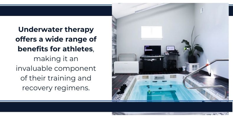 Underwater therapy offers a wide range of benefits for athletes 