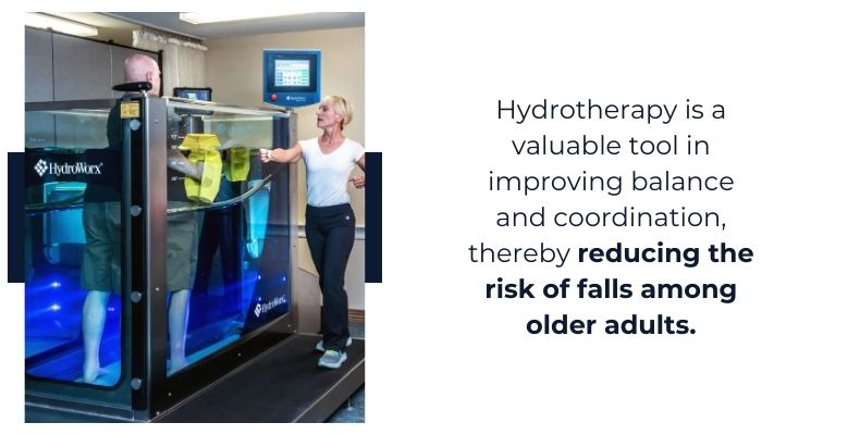 Hydrotherapy is a valuable tool in improving balance