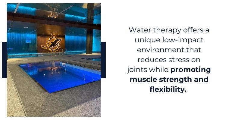 water therapy offers a unique low-impact environment