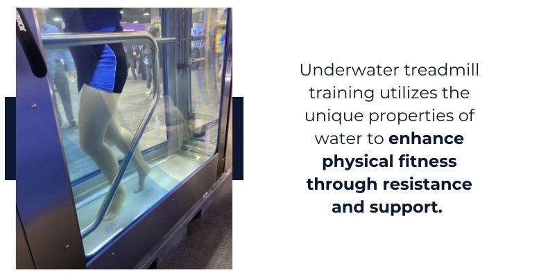 Underwater treadmill training