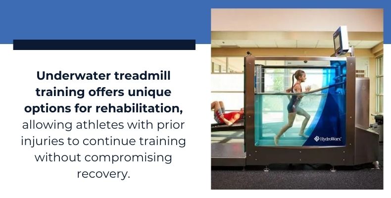 Underwater treadmill training for rehabilitation 